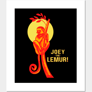 Joey The Lemur! Posters and Art